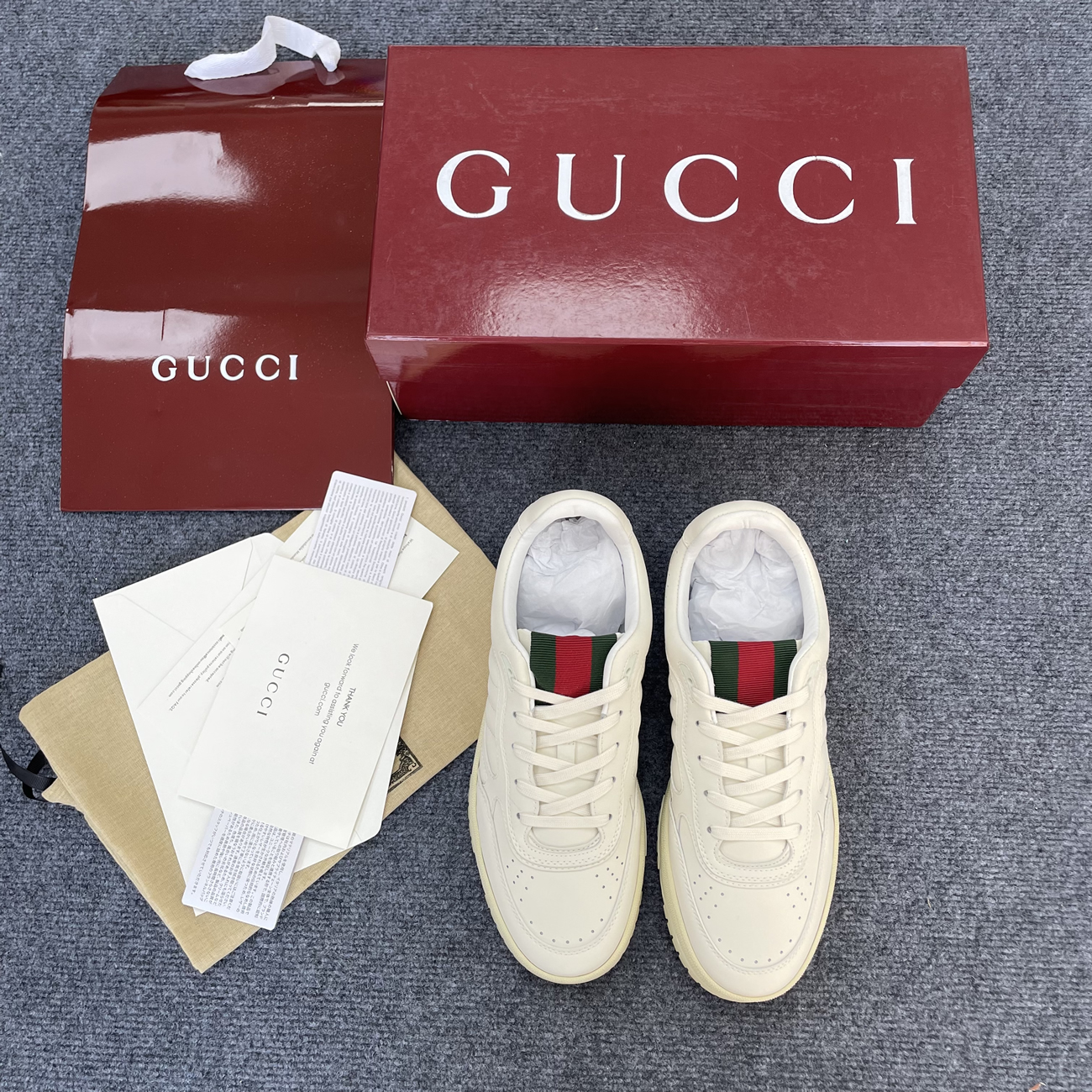 Gucci Re Web Womens Sneakers 700775 Aab31 5863 (4) - newkick.org